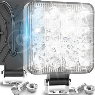 Lampa robocza halogen led 48w szperacz naświetlacz wodoodporna 16 diod RTO