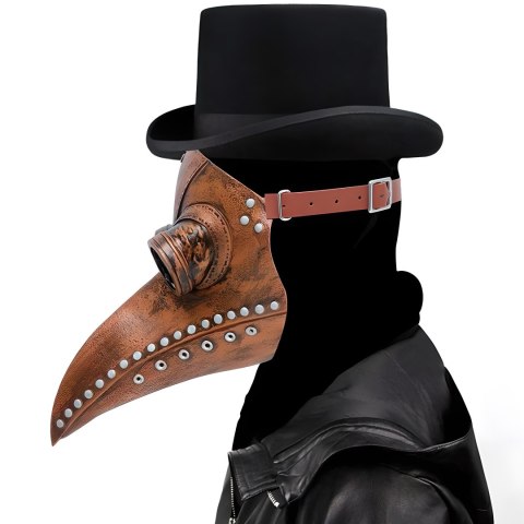 Maska doktor plaga kruka ptaka lateksowa na halloween przebranie cosplay -o176 RTO