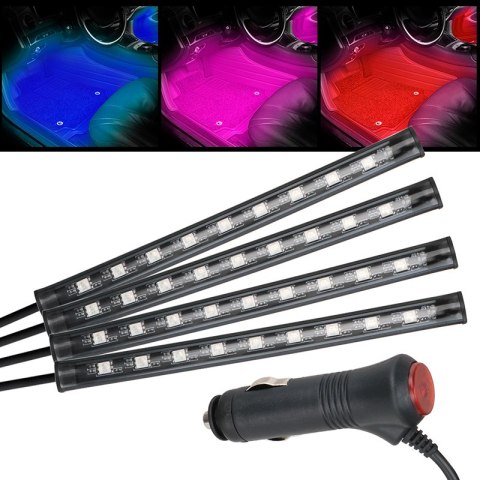 Oświetlenie 12 led do samochodu auta listwa taśma -m005 RTO