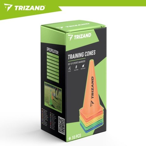 Pachołki treningowe 10szt. Trizand TRIZAND