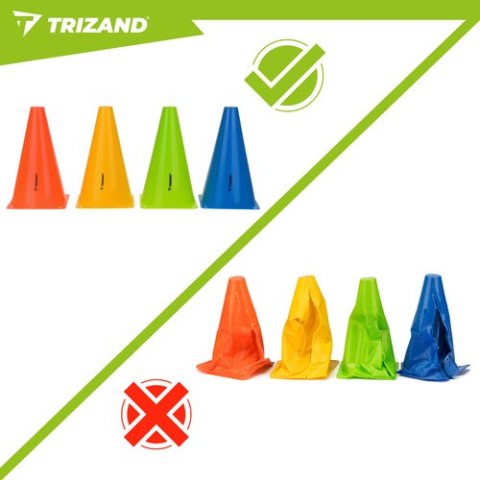 Pachołki treningowe 10szt. Trizand TRIZAND