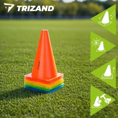 Pachołki treningowe 10szt. Trizand TRIZAND