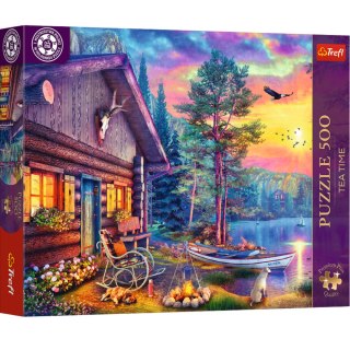 Puzzle - 500 - Tea Time: Przystań o zachodzie słońca - Trefl 37617 Inne