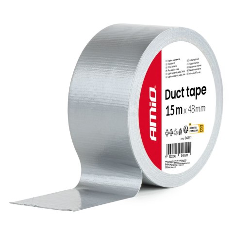 Taśma techniczna szara 48mm x 15m x 0,19mm amio-04851 AMiO