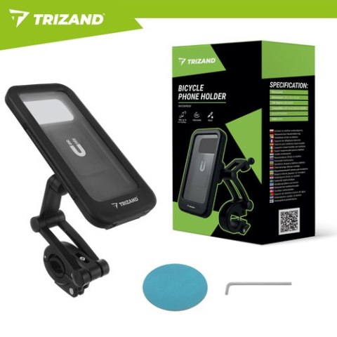 Uchwyt rowerowy na telefon wodoodporny Trizand TRIZAND