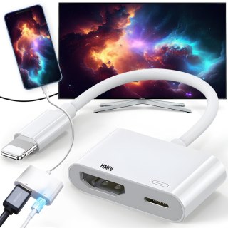 Adapter ze złączem lighting na hdmi av RTO