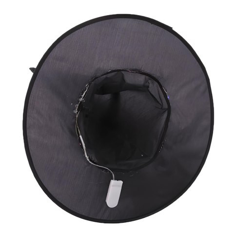 Czapka wiedźmy led kapelusz czarownicy na halloween karnawał cosplay -o289 swiecaca RTO