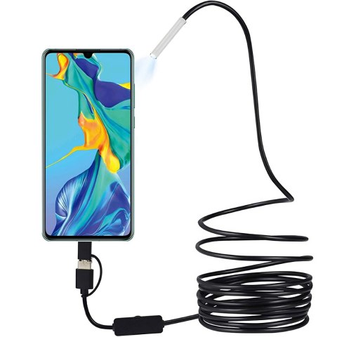 Endoskop 3,9mm hd kamera inspekcyjna android usb-c RTO