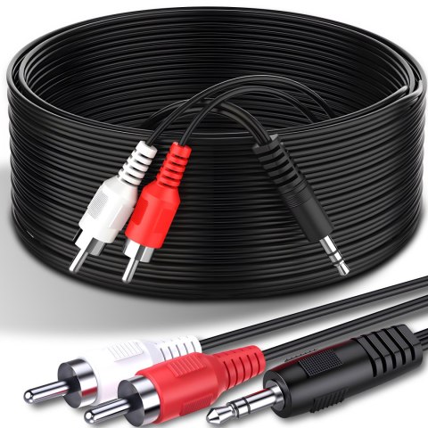 Kabel aux mini jack 3,5mm 2 rca cinch stereo 1,5m e398 1 sztuka RTO