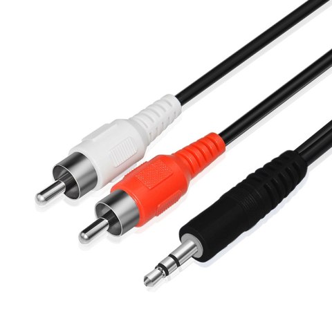 Kabel aux mini jack 3,5mm 2 rca cinch stereo 1,5m e398 1 sztuka RTO