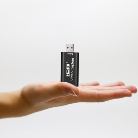 Karta przechwytywania wideo grabber hdmi - usb org video do 4k czarna RTO