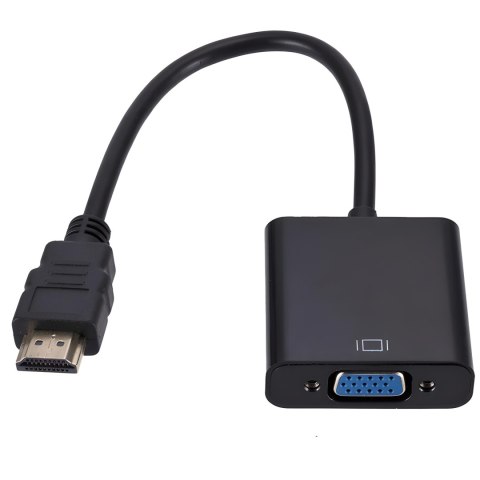 Konwerter hdmi do vga d-sub 15 pin kabel adapter monitor full hd 1080p RTO