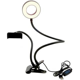 Lampa do selfie led lampka telefonu pierścieniowa -e535 RTO
