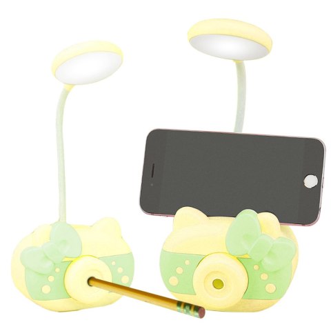 Lampka biurkowa na biurko lampa led z temperówką - wysyłamy żółtą e320-2 RTO