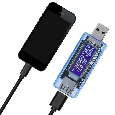 Miernik woltomierz usb amperomierz tester napięcia prądu RTO