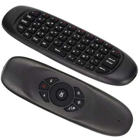 Pilot do tv klawiatura myszka bezprzewodowa na ruch usb smart tv 10m 3w1 -e235 RTO