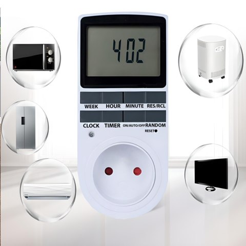 Programator czasowy włącznik wyłącznik timer lcd -e245 RTO