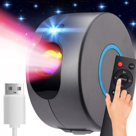 Projektor gwiazd nieba lampka nocna led usb pilot -e795-1 (tymczasowo zmienione sku) RTO