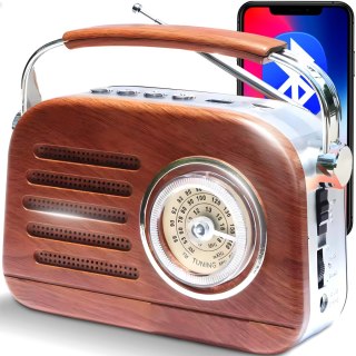 Radio fm z bluetooth / radio fm with bluetooth czerwone RTO
