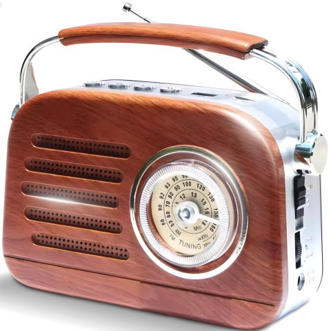 Radio fm z bluetooth / radio fm with bluetooth czerwone RTO