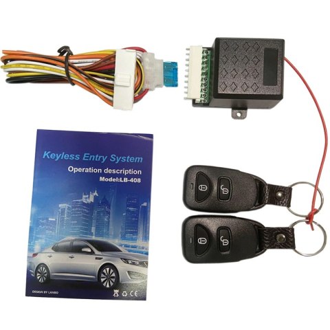 Sterownik zamka centralnego uniwersalny 2szt w zestawie pilot -m055 RTO