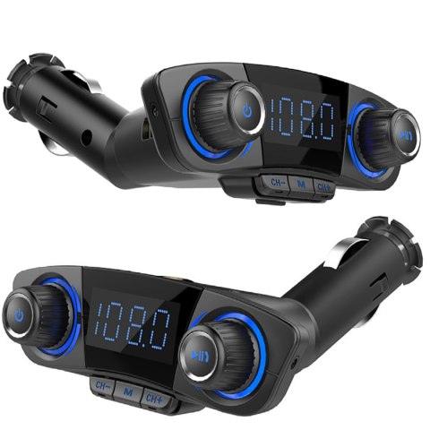 Transmiter fm bluetooth 5.0 usb wielofunkcyjny 8w1 -e666 RTO