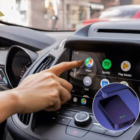 Adapter carplay carlink bezprzewodowy samochodowy android auto usb iphone RTO