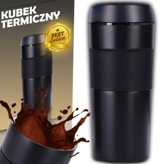 Kubek termiczny termos na ogrące napoje do 24h szczelny 400 ml herbata kawa RTO