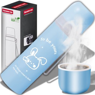 Kubek termiczny termos próżniowy stal 500ml + kubek RTO
