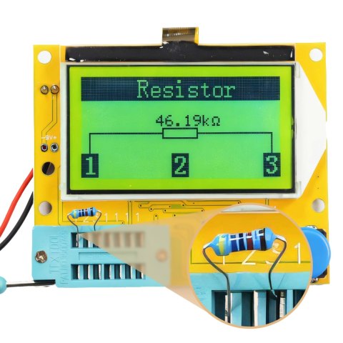 Miernik tester tranzystorów cyfrowy kondensatorów npn diód rlc lcr-t4 RTO