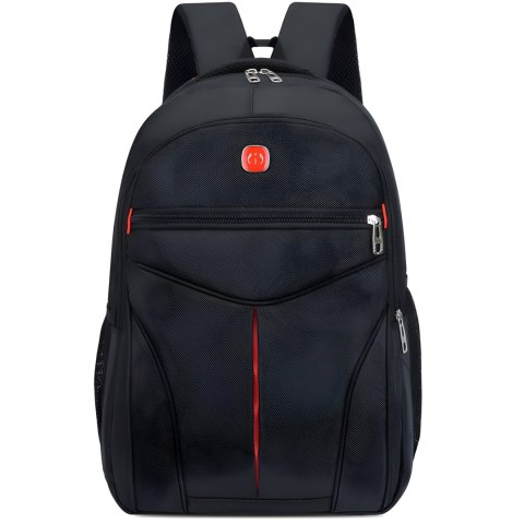 Plecak sportowy szkolny turystyczny czarny miejski tornister duży unisex RTO