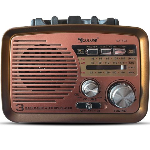Radio kuchenne fm am budowalne przenośne na baterie bluetooth micro sd usb RTO