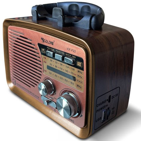 Radio kuchenne fm am budowalne przenośne na baterie bluetooth micro sd usb RTO