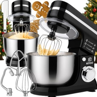 Robot kuchenny planetarny z misą 6l wielofunkcyjny mikser 3w1 3200w xl or1103-nowy RTO
