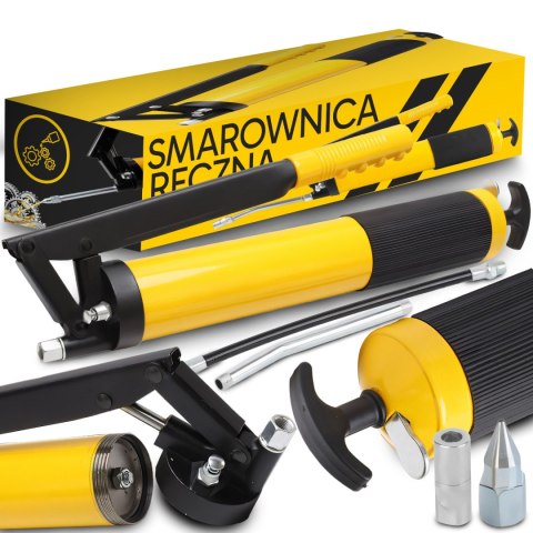 Smarownica ręczna towotnica 600 ml warsztatowa końcówki kalamitki pojemna - sr313 RTO