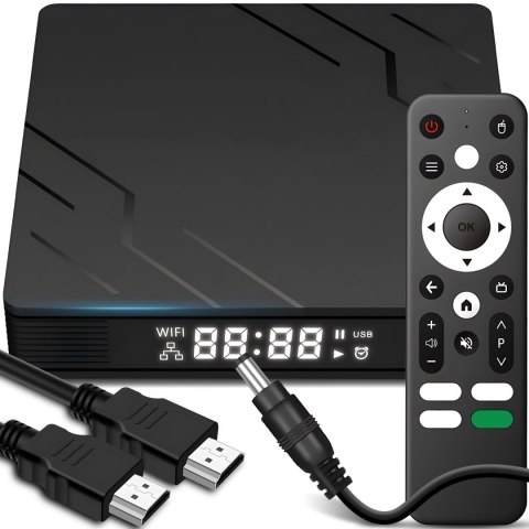 Smart tv box 4k wifi bt android 13 przystawka 2/16 hdr wszystkie apki - er1008 RTO
