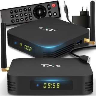 Smart tv box tx6 android 9 przystawka tv kodi 4/32 gb - e128-1 RTO
