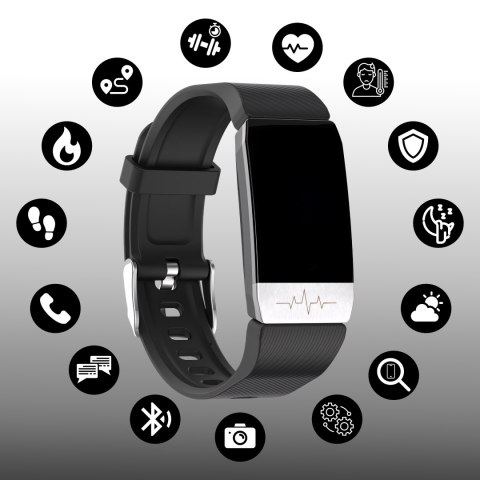 Smartwatch smartband zegarek sportowy pl aplikacja powiadomienia sport sen RTO