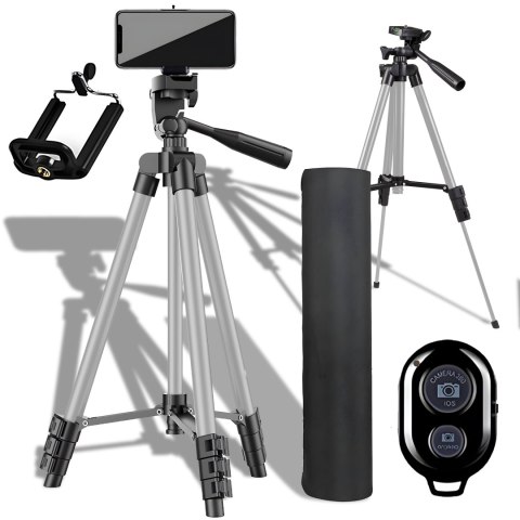 Statyw 4w1 tripod 103cm pilot bluetooth uchwyt na telefon do telefonu RTO