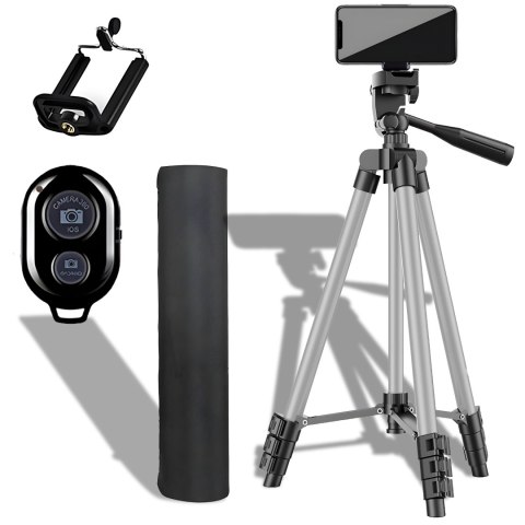Statyw 4w1 tripod 103cm pilot bluetooth uchwyt na telefon do telefonu RTO