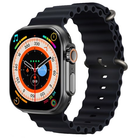 Zegarek smartwatch wodoodporny pl aplikacja rozmowy tryby sportowe zdrowie RTO