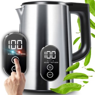 Czajnik elektryczny z regulacją temperatury 1,8l dotykowystalowy 1800w RTO