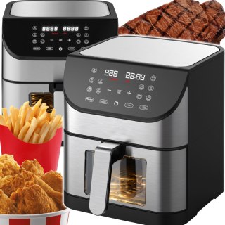 Frytkownica beztłuszczowa xxl air fryer 8l 1800w wizjer 12 programów - or1308 RTO
