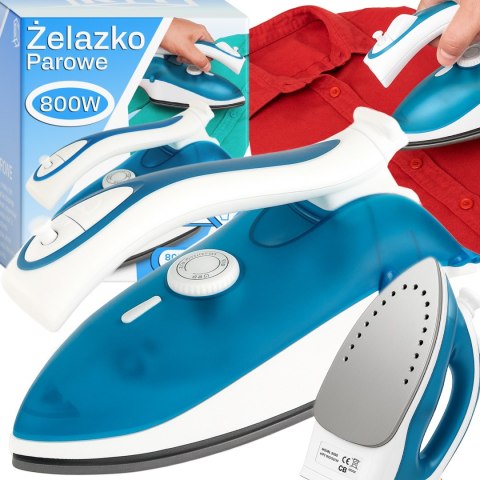 Małe żelazko parowe do ubrań turystyczne mini składnae 800w 80ml lekkie or1086 RTO