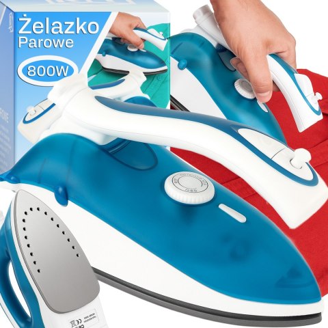 Małe żelazko parowe do ubrań turystyczne mini składnae 800w 80ml lekkie or1086 RTO