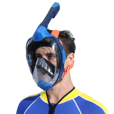 Maska do nurkowania snorkelingu na całą twarz do wody l/xl pełnotwarzowa - sr255 RTO