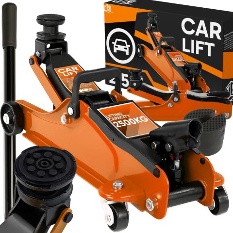 Podnośnik samochodowy hydrauliczny warsztatowy lewarek żaba 2,5t 380 mm - mr181 RTO