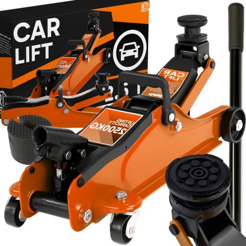 Podnośnik samochodowy hydrauliczny warsztatowy lewarek żaba 2,5t 380 mm - mr181 RTO