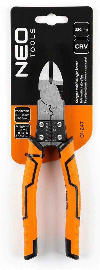 Szczypce multifunkcyjne boczne 200mm NEO TOOLS