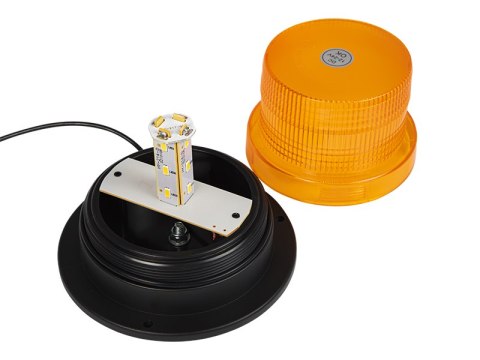26-433# Sygnalizator optyczny led 12v-24v magnes kogut pomarańczowy Blow